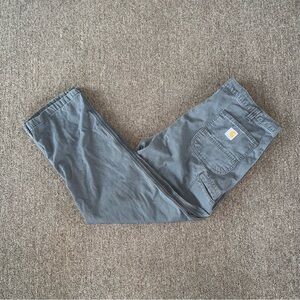Carhartt Relaxed Fit Work Pants‎ Charcoal Gray Carpenter Style Men Size 40x30